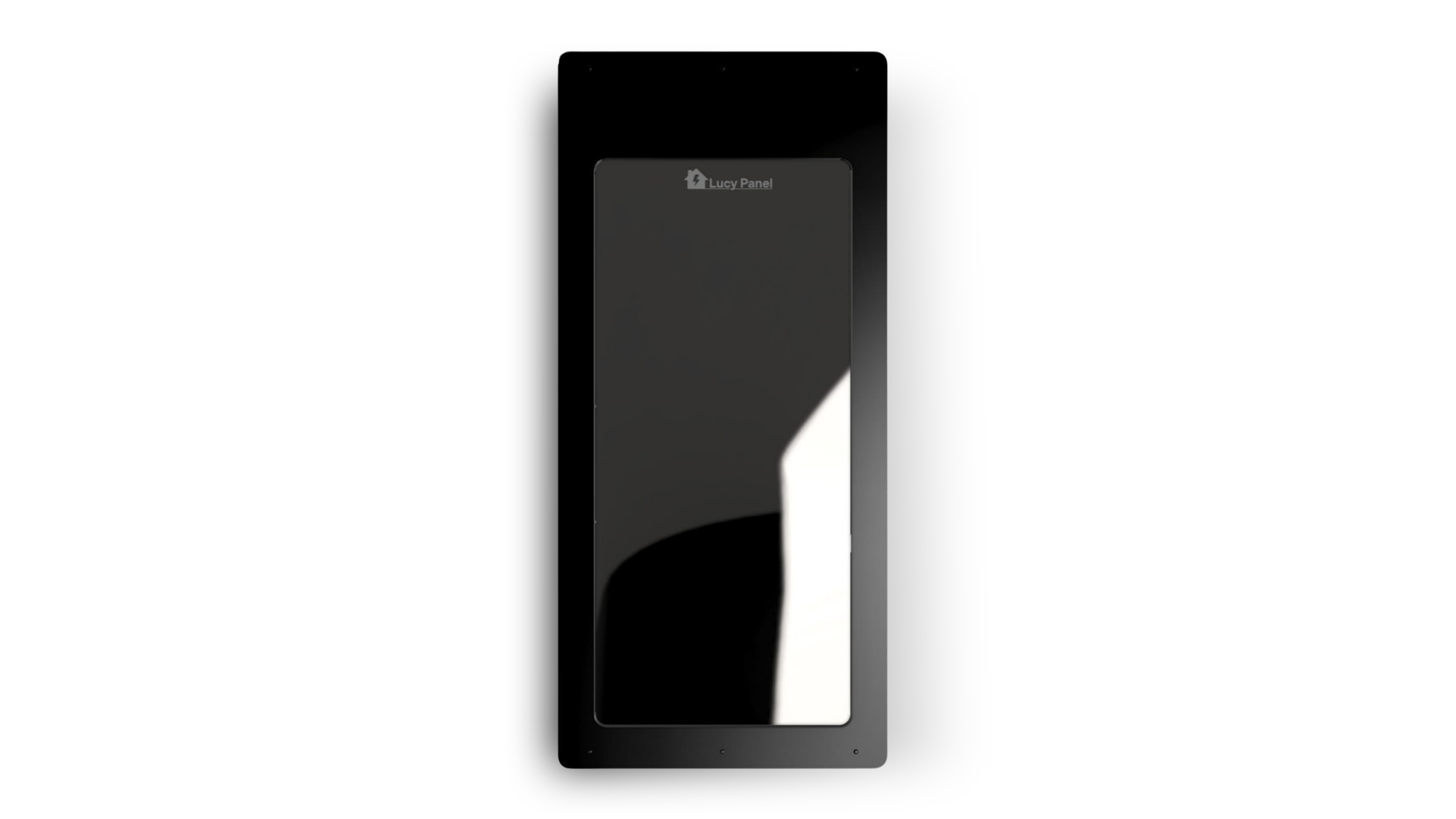 Lucy Panel, official front view showing its dark glass face